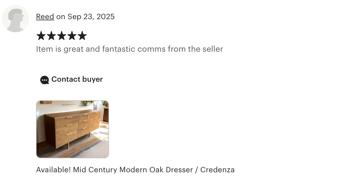 Catalina - Mid Century Modern Oak Dresser