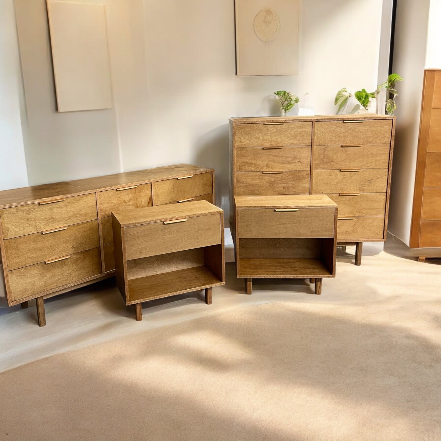 Mid Century Four-Piece Bedroom Set